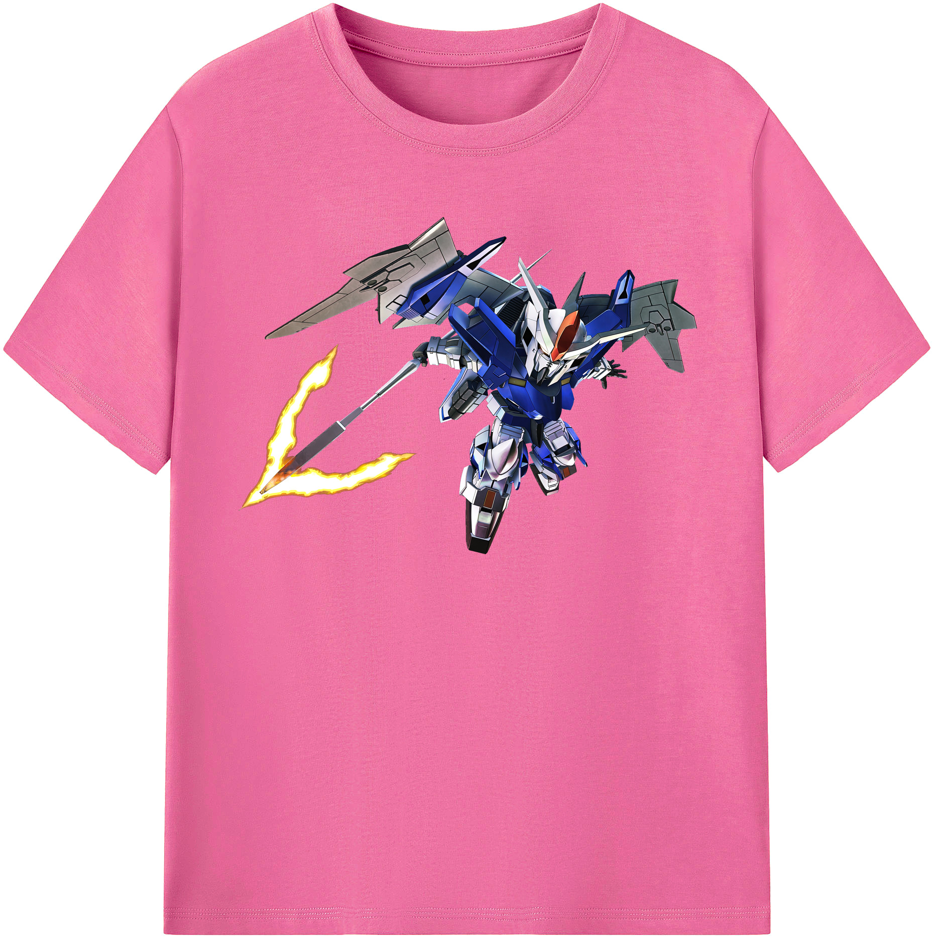 （画像用） 機動戦士ガンダム Mobile Suit Gundam レディースカジュアルプリントTシャツ（綿100％）